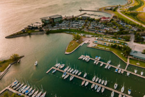 Lake Hefner Drone Photo